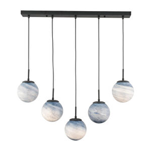 Apliqa Efser 5li̇ Sirali Avi̇ze Modern Oturma Odası Salon Sarkıt Avize görseli 2