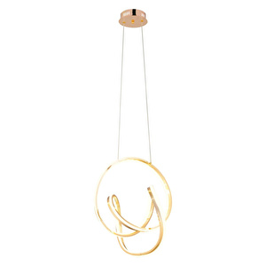 Apliqa Aron Tekli Gold Ledli Modern Ofis Avizeleri,koridor, Yatak Odası Salon Sarkıt Led Avize görseli 2