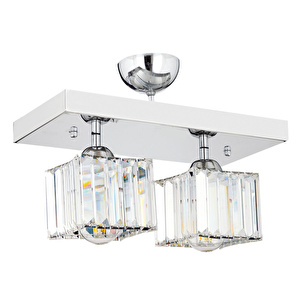 Apliqa Ri̇vi̇a 2 Li̇ Krom Kaplama Plafonyer Taşli Salon Avi̇ze görseli 3