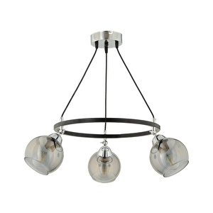 Apliqa Flora 3 Lü Krom Detaylı Modern Koridor Mutfak Salon Avize görseli 4