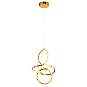 Apliqa Lucetta Gold Sarkıt 48 Watt Sarkıt 3 Renkli Ledli Modern Mutfak Banyo Led Salon Sarkıt Avize görseli 2