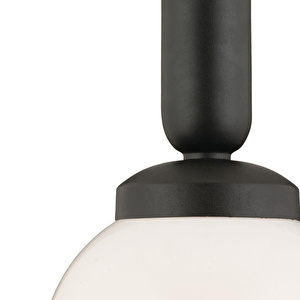 Apliqa Arlo Tekli Siyah Modern Sarkıt Top Avize Mutfak Salon Sarkıt Avize görseli 5