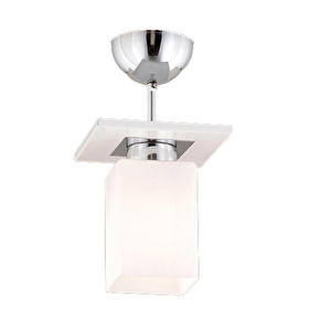 Apliqa Atlas Tekli Beyaz Kare Modern Genç Odası Mutfak- Banyo Mutfak Salon Spot Avize görseli 2