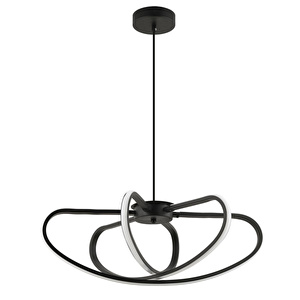 Apliqa Aura Sarkıt 74 Watt Sarkıt 3 Renkli Ledli Ofis Avizeleri Modern Mutfak Banyo Led Salon Sarkıt Büyük Avize görseli 3