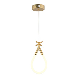 Apliqa Vojens Tekli Gold Ledli 11 Watt Kelebek Detaylı Modern Koridor, Yatak Odası Salon Sarkıt Led Avize görseli 3