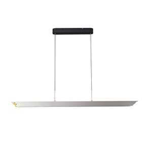 Apliqa Late Gri Sıralı Yemek Masası Üstü 30 Watt Modern Sarkıt Salon Led Avize görseli 4