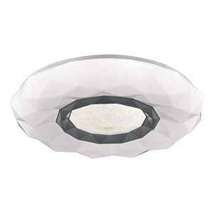 Apliqa Paris Tekli Beyaz 3 Renkli 61 Watt Ledli Modern Oturma Odası, Koridor, Salon Led Avize görseli 2