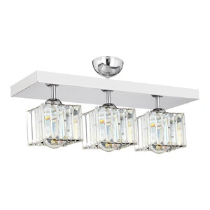 Apliqa Ri̇vi̇a 3 Lü Krom Kaplama Plafonyer Taşli Salon Avi̇ze görseli 3