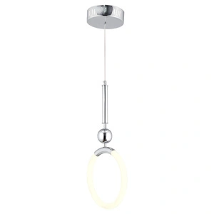 Apliqa Struer Tekli Krom Ledli 20 Watt Modern Koridor, Yatak Odası Salon Sarkıt Led Avize görseli 3