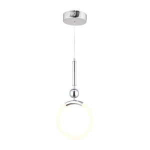 Apliqa Struer Tekli Krom Ledli 20 Watt Modern Koridor, Yatak Odası Salon Sarkıt Led Avize görseli 2