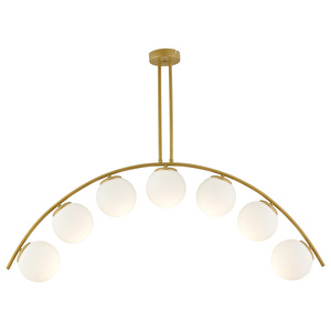 Apliqa Fralde 7 Li Gold Modern Mutfak Cafe Restoran Için Uygun Retro Salon Avize görseli 4
