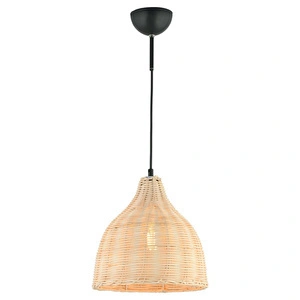 Apliqa Bannan Tekli Rattan Modern Tasarım Hazeran Avize Oturma Odası Bambu Avize görseli 3