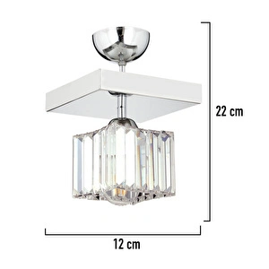 Apliqa Ri̇vi̇a Krom Kaplama Plafonyer Taşli Salon Avi̇ze görseli 4