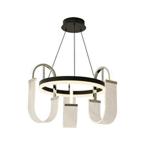 Apliqa Debora 3 Lü 51 Watt Ledli Modern Tasarım Oturma Odası Salon Avize görseli 2