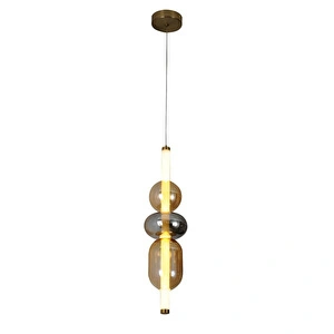 Apliqa Olca 12 Watt Tekli Gold Modern Tekli Sarkıt Avize görseli 2