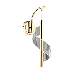 Apliqa Jadon Modern Gold 3 Renkli 2 Watt Tasarım Salon Koridor Ledli Salon Aplik görseli 2