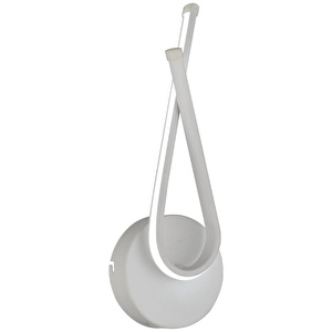 Apliqa Pedra Beyaz 20 Watt Duvar Lambası Modern Tasarım Salon Led Aplik görseli 2