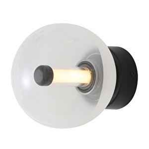 Apliqa Neval Siyah Gold 2 Watt Modern Yatak Başı, Modern Salon Aplik görseli 2