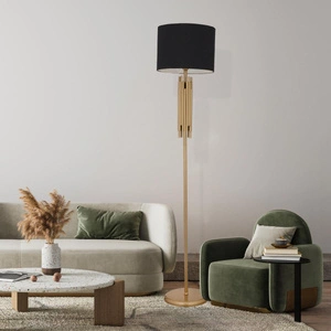 Apliqa Matisse Siyah Şapkalı Eskitme Dekoratif Tasarım Ayaklı Abajur Lamba Modern Metal Lambader görseli 1