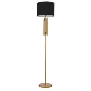 Apliqa Matisse Siyah Şapkalı Eskitme Dekoratif Tasarım Ayaklı Abajur Lamba Modern Metal Lambader görseli 3