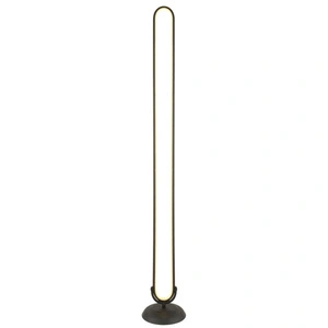 Apliqa Zümra Siyah 70 Watt Modern Tasarım Ledli Metal Lambader görseli 2