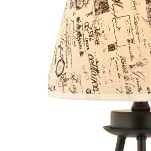 Apliqa Epona Desenli Şapkalı Siyah Modern Dekoratif Salon Abajur görseli 4