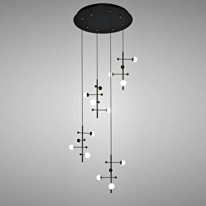 Apliqa Addo 4'lü 16 Watt Modern Sarkıt Koridor, Salon Sarkıt Led Avize görseli 2