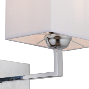 Apliqa Rylee Tekli Beyaz Şapkalı Krom Duvar Lambası Yatak Odası-yatak Başı-banyo Için Modern Aplik görseli 4