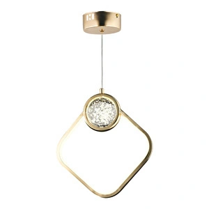 Apliqa Frieda Tekli 3 Renkli 17 Watt Gold Ledli Modern Oturma Odası Salon Sarkıt Avize görseli 2