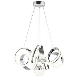 Apliqa Amott Krom 3 Renkli 150 Watt Kristal Ledli Kelebek Led Top Avize Modern Oturma Odası Salon Sarkıt Avize görseli 2