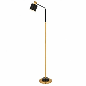 Apliqa Gerodi Siyah Retro Başlıklı Modern Dekoratif Köşe Lambader görseli 3