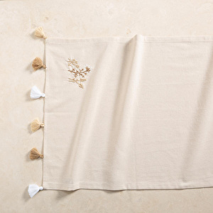 Mudo Home Bessy Nakişli Runner Ekru 50x130 Cm