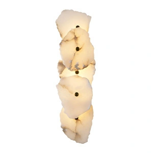 Apliqa Valora 4'lü Mermer Desenli Traverten Modern Led Aplik görseli 2