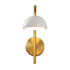 Apliqa Caelis Mermer Desenli Traverten Modern Salon Led Aplik görseli 2