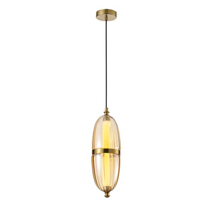 Apliqa Aleya 6 Watt 3000k Ledli Bal Camlı Tekli Sarkıt Led Avize görseli 3
