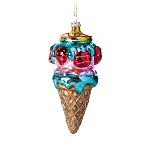 Mudo Home Ice Cream Ağaç Süsü 15cm görseli 1