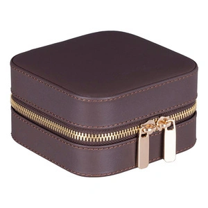 Bloominbag Amanda Mushroom Taupe Medium Gerçek Deri Takı & Mücevher Kutusu görseli 1