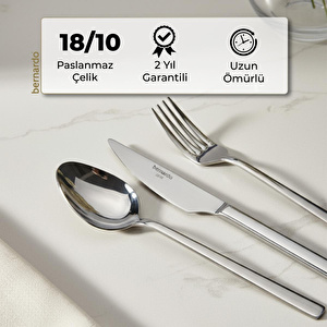 Bernardo Minor 18 Parça Çatal Kaşık Bıçak Seti görseli 5