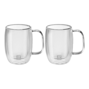 Zwilling Çift Camlı Kulplu 2'li Espresso Bardak Seti- 134 Ml