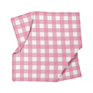 Itsy Bitsy Kids Bird Of Life Pink Check , Müslin Bebek Örtüsü , 100x100 Cm