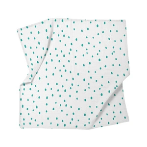 Itsy Bitsy Kids Bird Of Life Mint Dots , Müslin Bebek Örtüsü , 100x100 Cm görseli 3