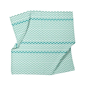 Itsy Bitsy Kids Big Flower Green Zigzag , Müslin Bebek Örtüsü ,100x100 Cm