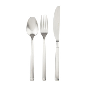 Mudo Home Elegant Line 18 Parça Çatal Kaşik Biçak Takimi Mat Gümüş görseli 5