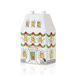 The Mia Dekoratif Led Işıklı Ev Biblo 12x7x19 Cm