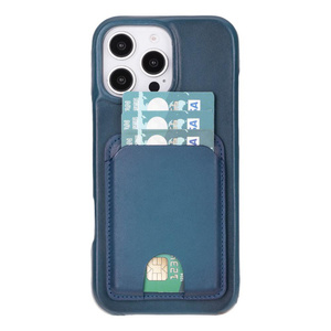 Bloominbag Linea Midnight Blue Phone Card Holder Deri Telefon Kartlık görseli 5