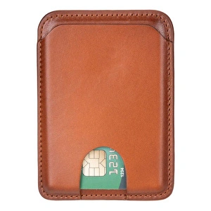Bloominbag Linea Warm Camel Phone Card Holder Deri Telefon Kartlık görseli 4