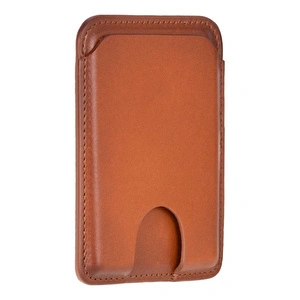 Bloominbag Linea Warm Camel Phone Card Holder Deri Telefon Kartlık görseli 3