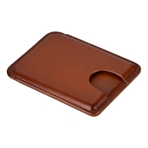 Bloominbag Linea Warm Camel Phone Card Holder Deri Telefon Kartlık görseli 5