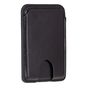 Bloominbag Linea Onyx Black Phone Card Holder Deri Telefon Kartlık görseli 5