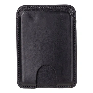 Bloominbag Linea Onyx Black Phone Card Holder Deri Telefon Kartlık görseli 1